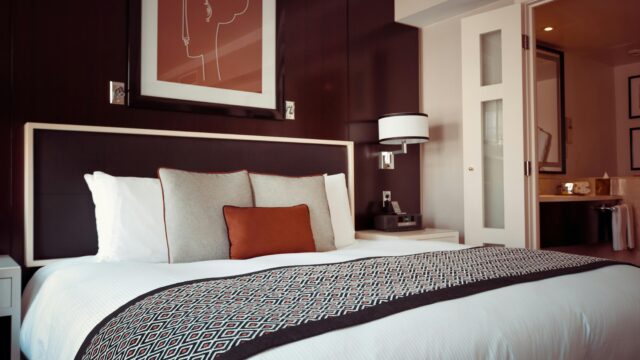 Interior view of standard hotel room