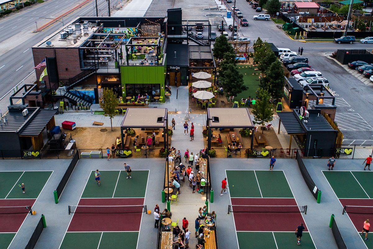 Chicken N Pickle offers more-shuffleboard, cornhole, ping pong, plus food and drinks