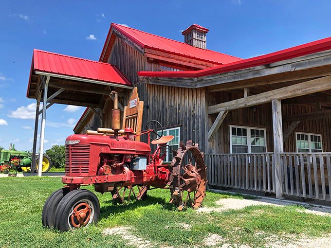 Exterior of Historic Weston Orchard Vineyard in Weston, MO